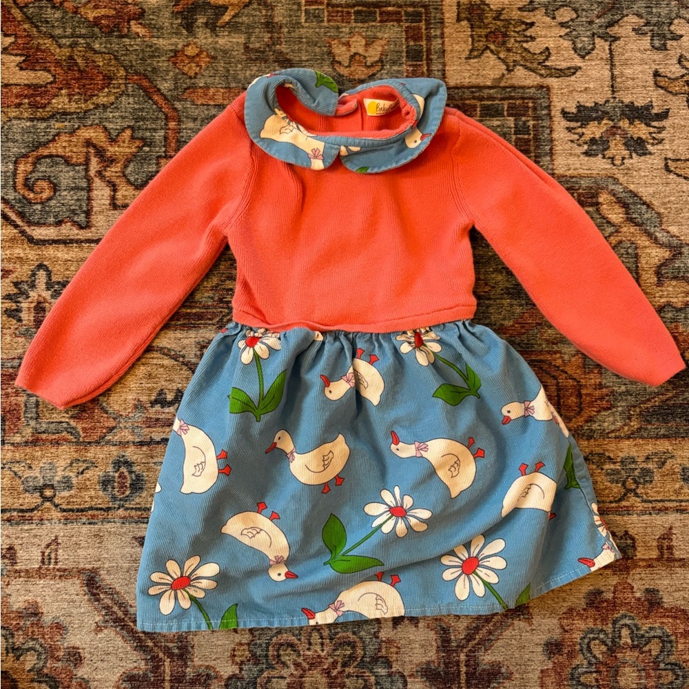 Baby Boden Corduroy Sweater Dress